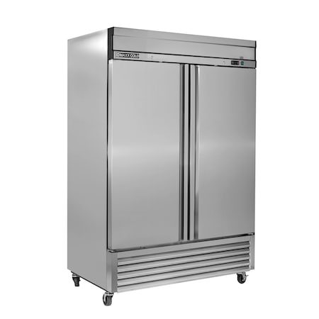 Maxx Cold Reach-In Freezer, Double Door, Bottom Mount 42.9 CUFT MXSF-49FD